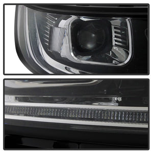 Xtune Projector Headlights Ford Edge (15-18) [w/ Sequential LED DRL Turn Signal Bar] Chrome