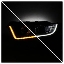 Load image into Gallery viewer, Xtune Projector Headlights Ford Edge (15-18) [w/ Sequential LED DRL Turn Signal Bar] Chrome Alternate Image