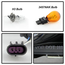 Load image into Gallery viewer, Xtune Projector Headlights Ford Escape (08-12) [LED Light Bar - Halogen Model] Black w/ Amber Turn Signal Light - Default Title Alternate Image