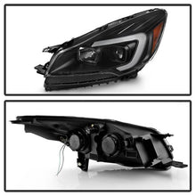 Load image into Gallery viewer, Xtune Projector Headlights Ford Escape (13-16) [LED Light Bar - Halogen Model] Black w/ Amber Turn Signal Light Alternate Image
