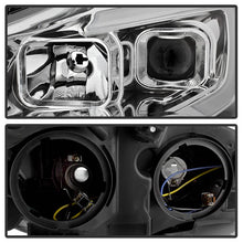 Load image into Gallery viewer, Xtune Projector Headlights Ford Escape (13-16) [LED Light Bar - Halogen Model] Black w/ Amber Turn Signal Light Alternate Image