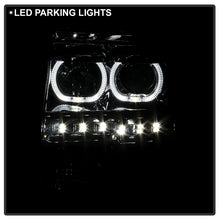 Load image into Gallery viewer, Xtune Projector Headlights Ford F150 (09-14) [LED Halo or  Light Bar DRL - Halogen Model] Black or Chrome w/ Amber Turn Signal Light Alternate Image