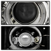 Load image into Gallery viewer, Xtune Projector Headlights Ford F150 (09-14) [LED Halo or  Light Bar DRL - Halogen Model] Black or Chrome w/ Amber Turn Signal Light Alternate Image