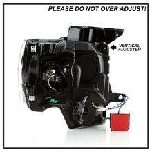 Load image into Gallery viewer, Xtune Full LED Projector Headlights Ford F150 (09-14) [LED DRL - Halogen Model] Black w/ Amber Turn Signal Light Alternate Image