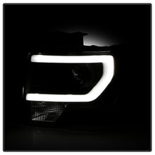 Load image into Gallery viewer, Xtune Projector Headlights Ford F150 (09-14) [LED Halo or  Light Bar DRL - Halogen Model] Black or Chrome w/ Amber Turn Signal Light Alternate Image