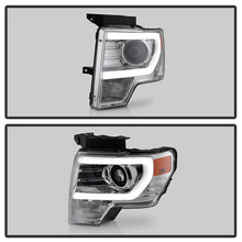 Load image into Gallery viewer, Xtune Projector Headlights Ford F150 (09-14) [Halogen Model Only] Light Bar or LED Halo DRL - Black Alternate Image