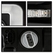 Load image into Gallery viewer, Xtune Full LED Projector Headlights Ford F150 (18-20) [LED Light Bar - Halogen Model] Black or Chrome w/ Amber Turn Signal Light - Black Alternate Image