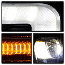 Load image into Gallery viewer, Xtune Full LED Projector Headlights Ford F150 (18-20) [LED Light Bar - Halogen Model] Black or Chrome w/ Amber Turn Signal Light - Black Alternate Image