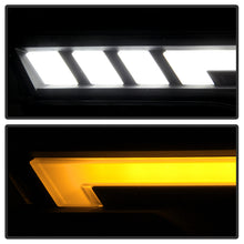 Load image into Gallery viewer, Xtune Full LED Projector Headlights Ford F150 (18-20) [LED Light Bar - Halogen Model] Black or Chrome w/ Amber Turn Signal Light - Black Alternate Image