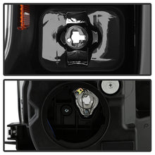Load image into Gallery viewer, Xtune Full LED Projector Headlights Ford F150 (18-20) [LED Light Bar - Halogen Model] Black or Chrome w/ Amber Turn Signal Light - Black Alternate Image