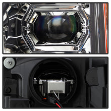 Load image into Gallery viewer, Xtune Full LED Headlights Ford F250 F350 Super Duty (17-19) [DRL Light Bar w/ Welcome Light Function - Halogen Model] Black or Chrome w/ Amber Corner Lights Alternate Image