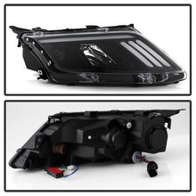 Load image into Gallery viewer, Xtune Projector Headlights Ford Fusion (10-12) Black Housing with Light Tube DRL - Clear Lens Alternate Image