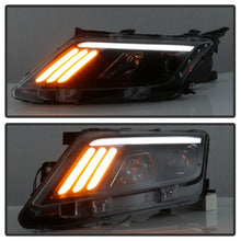 Load image into Gallery viewer, Xtune Projector Headlights Ford Fusion (10-12) Black Housing with Light Tube DRL - Clear Lens Alternate Image