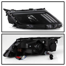 Load image into Gallery viewer, Xtune Projector Headlights Ford Fusion (10-12) Black Housing with Light Tube DRL - Clear Lens Alternate Image