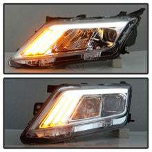 Load image into Gallery viewer, Xtune Projector Headlights Ford Fusion (10-12) Black Housing with Light Tube DRL - Clear Lens Alternate Image
