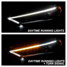 Load image into Gallery viewer, Xtune Projector Headlights Ford Fusion (13-16) [Light Tube DRL - Halogen Model] Black or Chrome w/ Amber Turn Signal Light Alternate Image