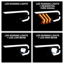 Load image into Gallery viewer, Xtune Full LED Projector Headlights Ford Ranger (2019-2022) Black Housing with Light Bar DRL - Black Alternate Image