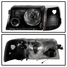 Load image into Gallery viewer, Xtune Projector Headlights Ford Ranger (93-97) Black or Chrome w/ Corner Lights Alternate Image