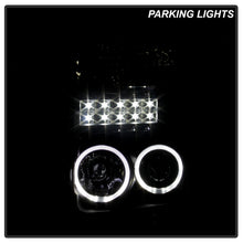 Load image into Gallery viewer, Xtune Projector Headlights Ford F250/350/450 Super Duty (08-10) [w/ LED Halo] Smoke/ Black / Chrome - Smoke Alternate Image