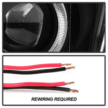 Load image into Gallery viewer, Xtune Projector Headlights Ford F250/350/450 Super Duty (08-10) [w/ LED Halo] Smoke/ Black / Chrome - Smoke Alternate Image