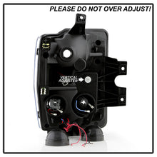 Load image into Gallery viewer, Xtune Projector Headlights Ford F250/350/450 Super Duty (08-10) [w/ LED Halo] Smoke/ Black / Chrome - Smoke Alternate Image