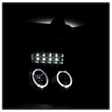 Load image into Gallery viewer, Xtune Projector Headlights Ford F250/350/450 Super Duty (08-10) [w/ LED Halo] Smoke/ Black / Chrome - Smoke Alternate Image