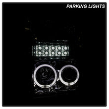 Load image into Gallery viewer, Xtune Projector Headlights Ford F250/350/450 Super Duty (08-10) [w/ LED Halo] Smoke/ Black / Chrome - Smoke Alternate Image