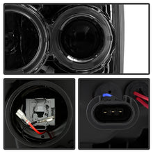 Load image into Gallery viewer, Xtune Projector Headlights Ford F250/350/450 Super Duty (08-10) [w/ LED Halo] Smoke/ Black / Chrome - Smoke Alternate Image