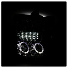 Load image into Gallery viewer, Xtune Projector Headlights Ford F250/350/450 Super Duty (08-10) [w/ LED Halo] Smoke/ Black / Chrome - Smoke Alternate Image