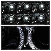 Load image into Gallery viewer, Xtune Projector Headlights Ford F250/350/450 Super Duty (08-10) [w/ LED Halo] Smoke/ Black / Chrome - Smoke Alternate Image