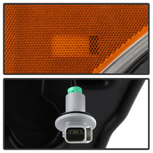Load image into Gallery viewer, Xtune Full LED Projector Headlights Ford F250/F350/F450 Super Duty (11-16) [Light Bar DRL w/ Sequential Turn Signal - Halogen Model] Black w/ Amber Turn Signal Light Alternate Image