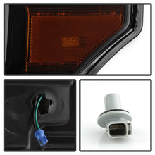 Load image into Gallery viewer, Xtune Projector Headlights Ford F-250/F-350/F450 Super Duty (11-16) [Light Bar DRL w/ Sequential Turn Signal - Halogen Model] Black w/ Amber Turn Signal Light Alternate Image
