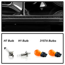 Load image into Gallery viewer, Xtune Projector Headlights GMC Sierra (07-13) [LED Halo - Halogen Model] Chrome or Black w/ Amber Turn Signal Light Alternate Image