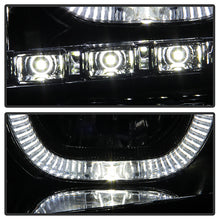 Load image into Gallery viewer, Xtune Projector Headlights GMC Sierra (07-13) [LED Halo - Halogen Model] Chrome or Black w/ Amber Turn Signal Light Alternate Image