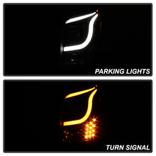 Load image into Gallery viewer, Xtune Projector Headlights GMC Yukon (15-18) [LED Light Bar - Halogen Model] Black w/ Amber Turn Signal Light - Default Title Alternate Image