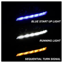 Load image into Gallery viewer, Xtune Projector Headlights Honda Accord Sedan (13-15) Black w/ LED Blue Start &amp; Sequential Signal DRL Alternate Image