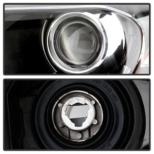 Xtune Projector Headlights Honda Accord Sedan (13-15) Black w/ LED Blue Start & Sequential Signal DRL