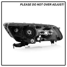 Load image into Gallery viewer, Xtune Projector Headlights Honda Accord Sedan (13-15) Black w/ LED Blue Start &amp; Sequential Signal DRL Alternate Image