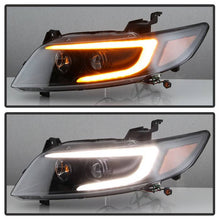 Load image into Gallery viewer, Xtune Projector Headlights Infiniti FX35 /FX45 (03-08) [DRL Light Bar Switchback] Black or Chrome w/ Amber Turn Signal Lights Alternate Image