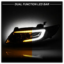 Load image into Gallery viewer, Xtune Projector Headlights Infiniti FX35 /FX45 (03-08) [DRL Light Bar Switchback] Black or Chrome w/ Amber Turn Signal Lights Alternate Image