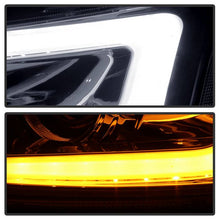 Load image into Gallery viewer, Xtune Projector Headlights Infiniti FX35 /FX45 (03-08) [DRL Light Bar Switchback] Black or Chrome w/ Amber Turn Signal Lights Alternate Image