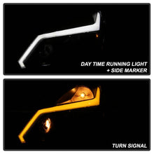 Load image into Gallery viewer, Xtune Projector Headlights Infiniti G25 (11-12) [w/ DRL Light Bar &amp; Sequential Turn Signal] Black Smoke or Chrome w/ Amber Turn Signal Lights - Black Smoke Alternate Image