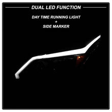 Load image into Gallery viewer, Xtune Projector Headlights Infiniti G25 (11-12) [w/ DRL Light Bar &amp; Sequential Turn Signal] Black Smoke or Chrome w/ Amber Turn Signal Lights - Black Smoke Alternate Image