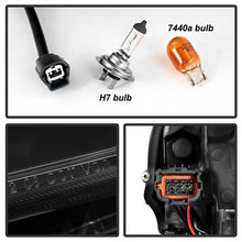 Load image into Gallery viewer, Xtune Projector Headlights Infiniti G25 (11-12) [w/ DRL Light Bar &amp; Sequential Turn Signal] Black Smoke or Chrome w/ Amber Turn Signal Lights - Black Smoke Alternate Image