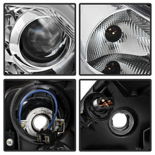 Load image into Gallery viewer, Xtune Projector Headlights Infiniti G37 Sedan (10-13) [w/ DRL &amp; LED Sequential Turn Signal] Black Smoke or Chrome w/ Amber Turn Signal Lights Alternate Image