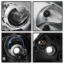 Load image into Gallery viewer, Xtune Projector Headlights Infiniti G25 (11-12) [w/ DRL Light Bar &amp; Sequential Turn Signal] Black Smoke or Chrome w/ Amber Turn Signal Lights - Black Smoke Alternate Image
