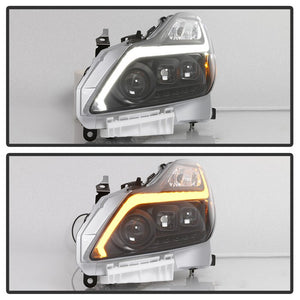 Xtune Projector Headlights Infiniti G37 Coupe (08-15) [Sequential Turn Signal] Black / Smoke Tinted