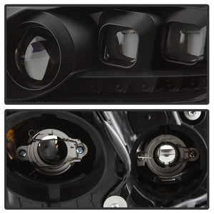 Xtune Projector Headlights Infiniti G37 Coupe (08-15) [Sequential Turn Signal] Black / Smoke Tinted