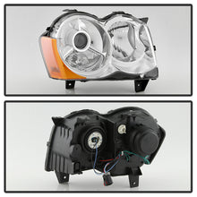Load image into Gallery viewer, Xtune Projector Headlights Jeep Grand Cherokee (08-10) [OEM Style - Halogen Model] Black or Chrome w/ Amber Turn Signal Light - Black Alternate Image