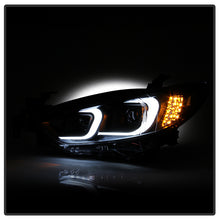 Load image into Gallery viewer, Xtune Projector Headlights Mazda 6 Sedan (14-17) [w/ LED Light Bar / Halogen Models Only] Black w/ Amber Turn Signal Lights - Default Title Alternate Image